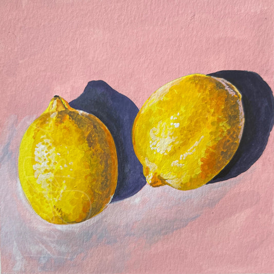 A Pair of Lemons Original Painting