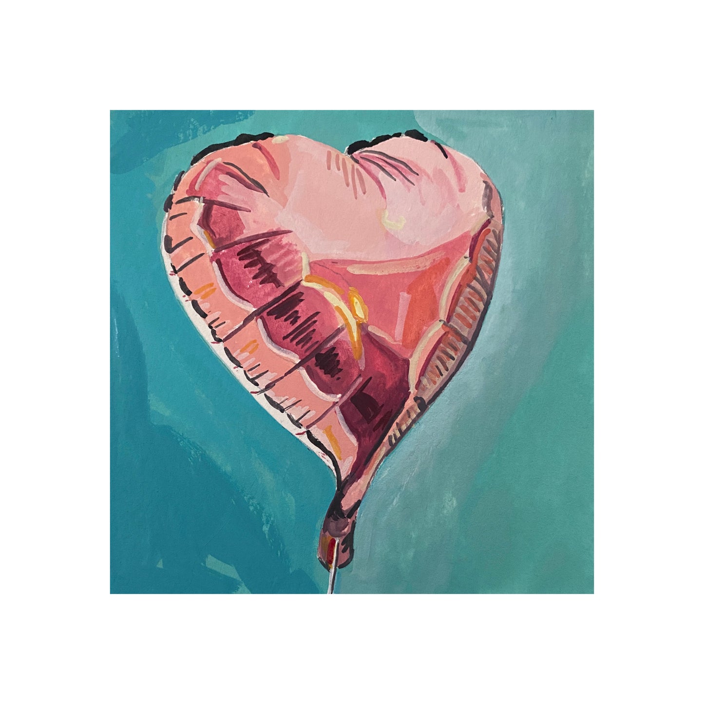 Heart Balloon Print