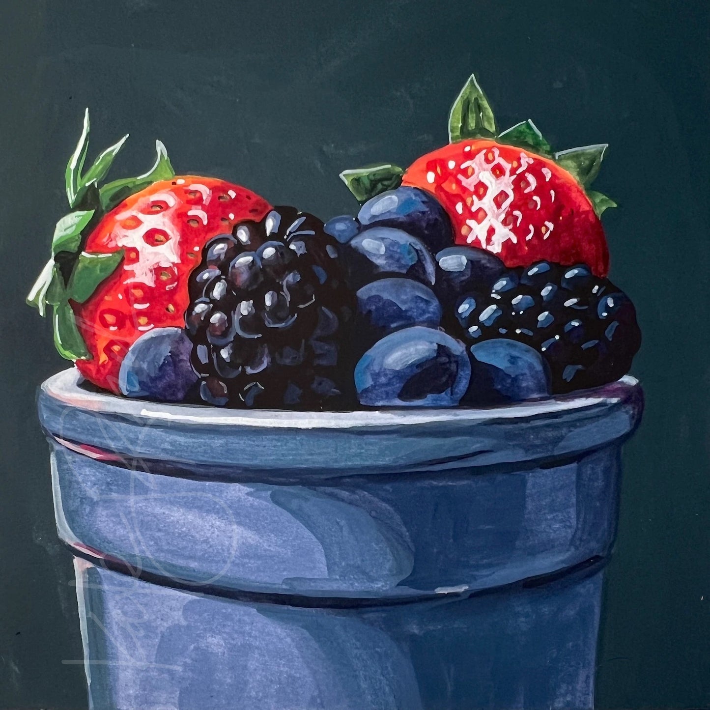 Berries Original Painting