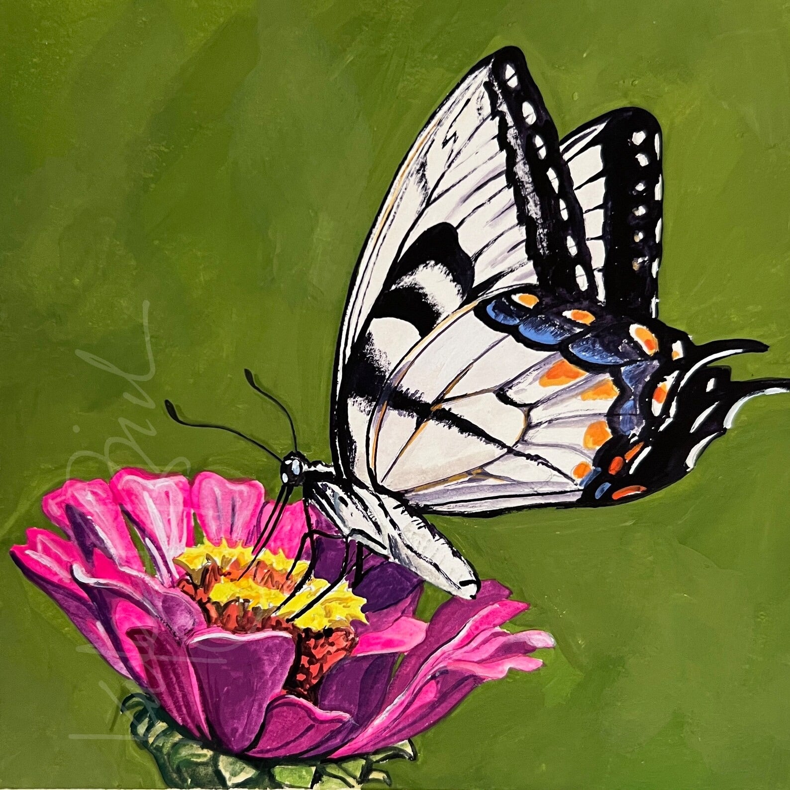 Butterfly Original Painting – KATE JARVIK BIRCH