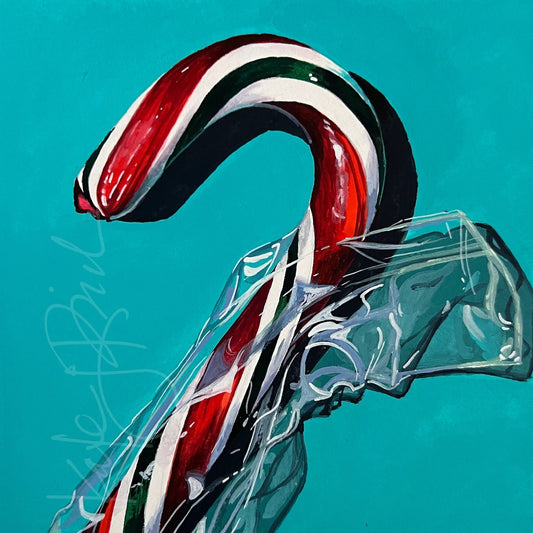 Candy Cane Original Painting