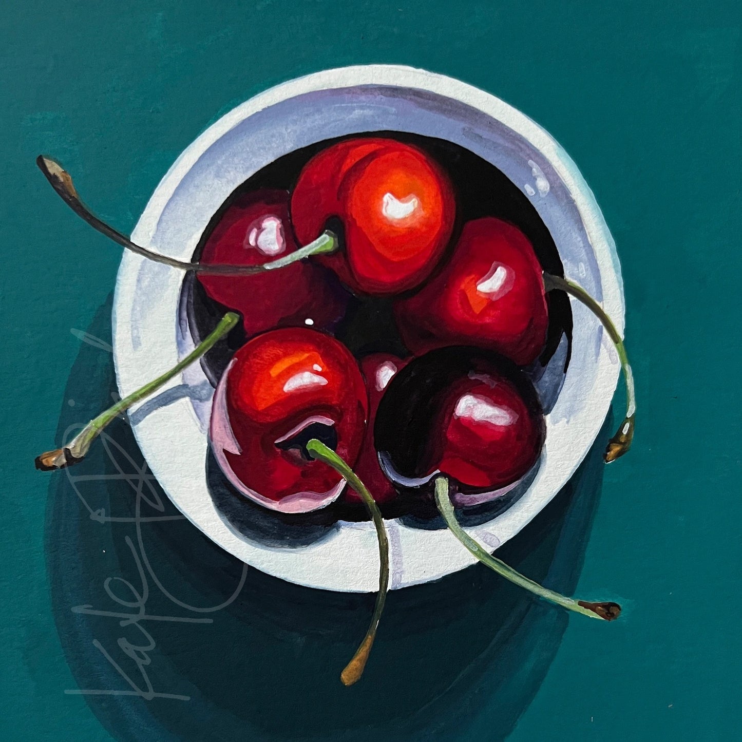 Cherries Original Painting