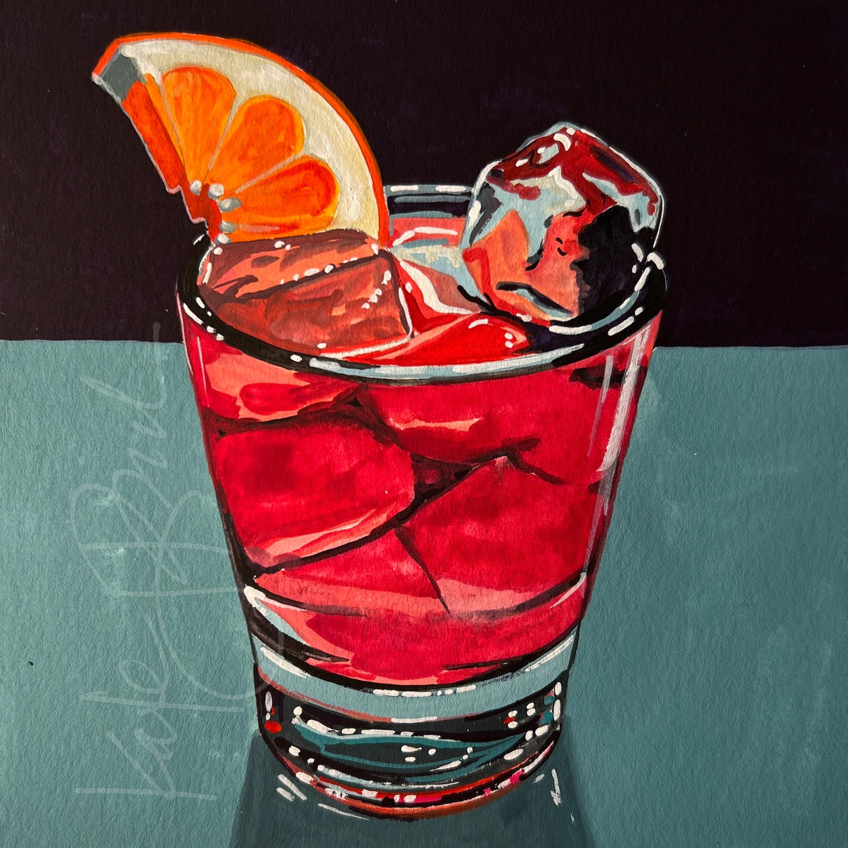 Cocktail Original Painting – KATE JARVIK BIRCH