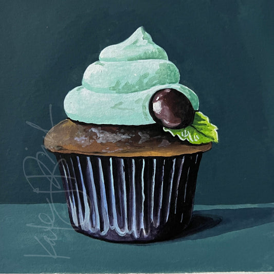 Cupcake Original Painting