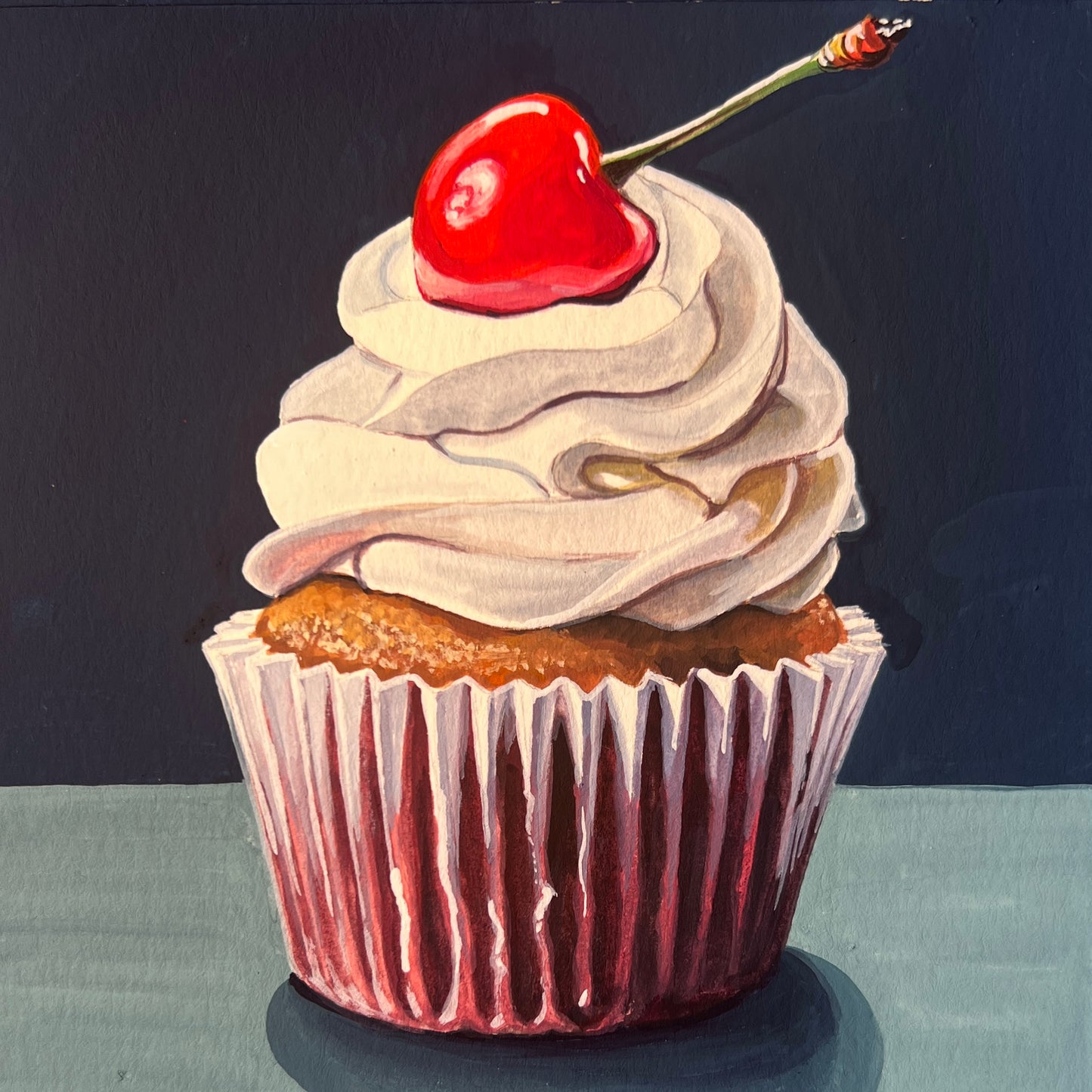 Cupcake with a Cherry