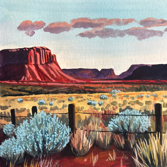 Sagebrush Fence