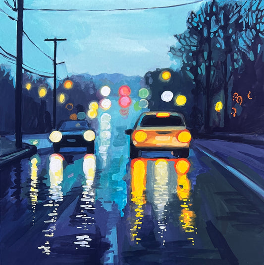 Drive at Dusk 9x9