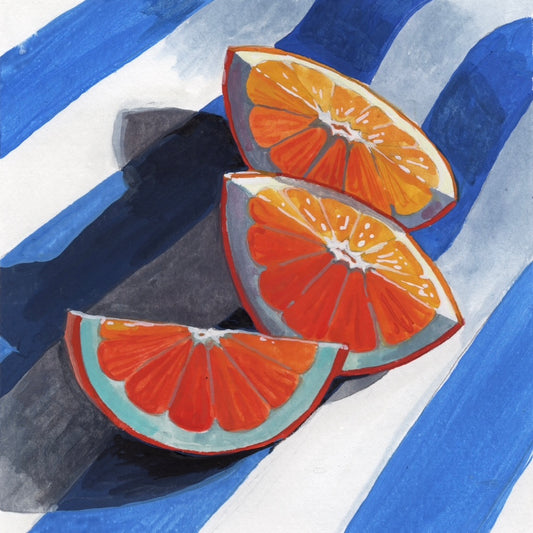 Three Orange Slices