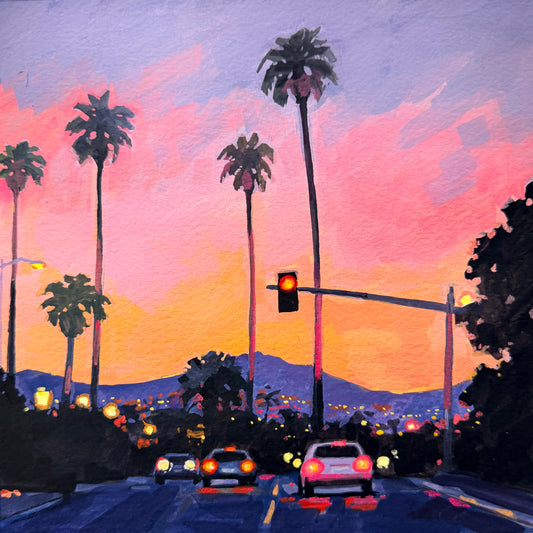Sunset Stop 9x9