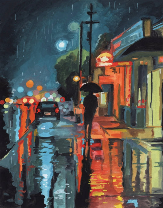 Technicolor Downpour 6x8