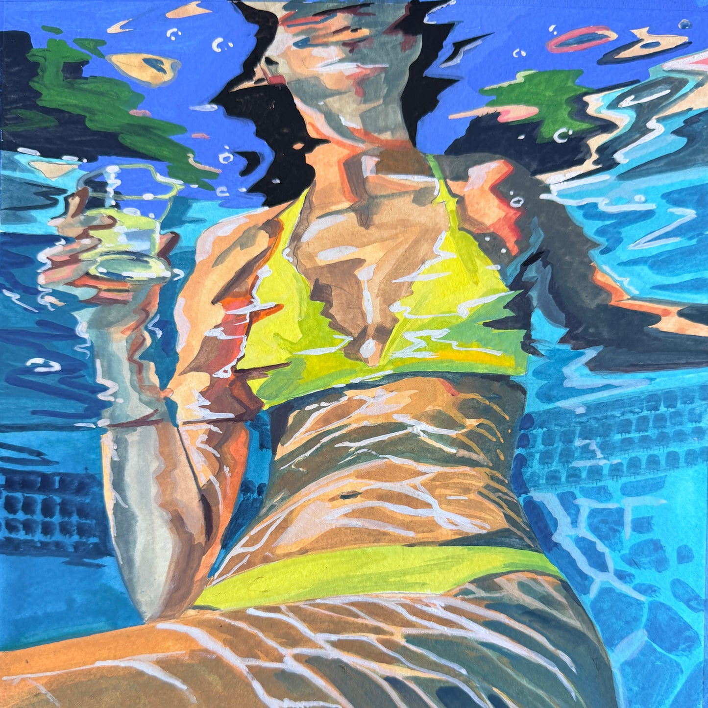 Neon and Ice 9x9