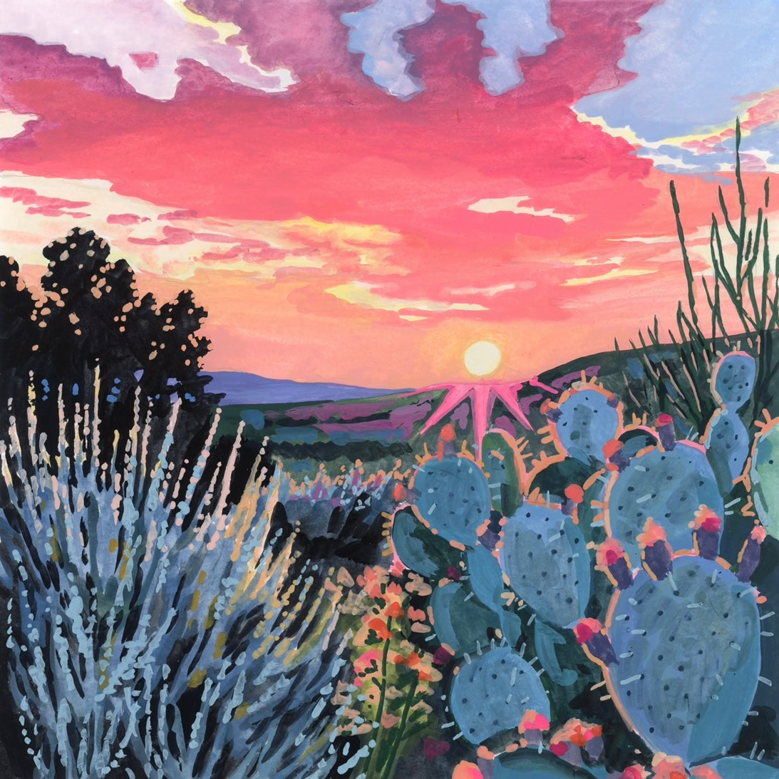 Desert Afterglow 8x8