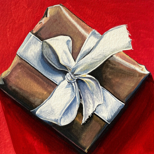 Gift with a Bow Original Painting