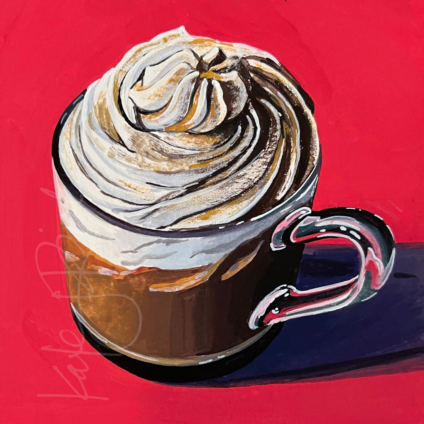 Hot Chocolate Original Painting
