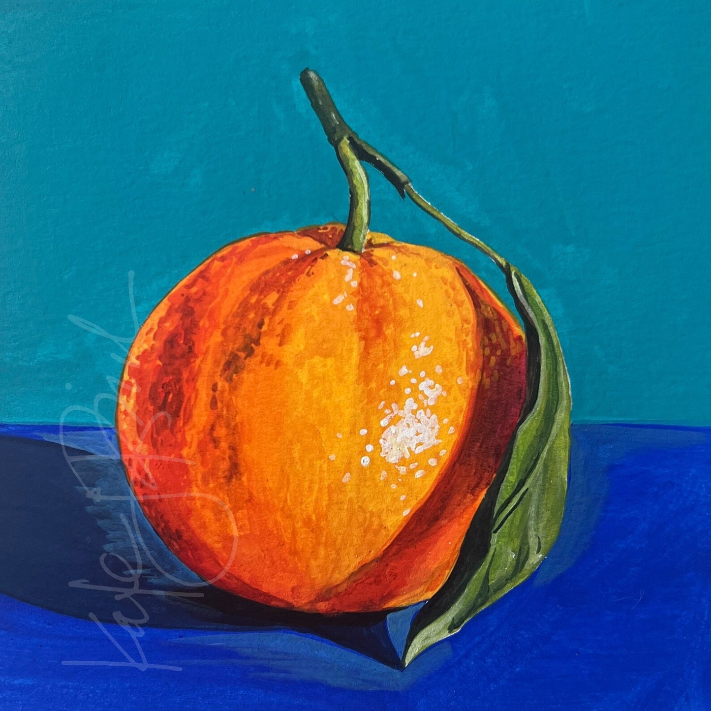 Orange Still Life Original Painting