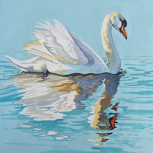 Swan Original Painting