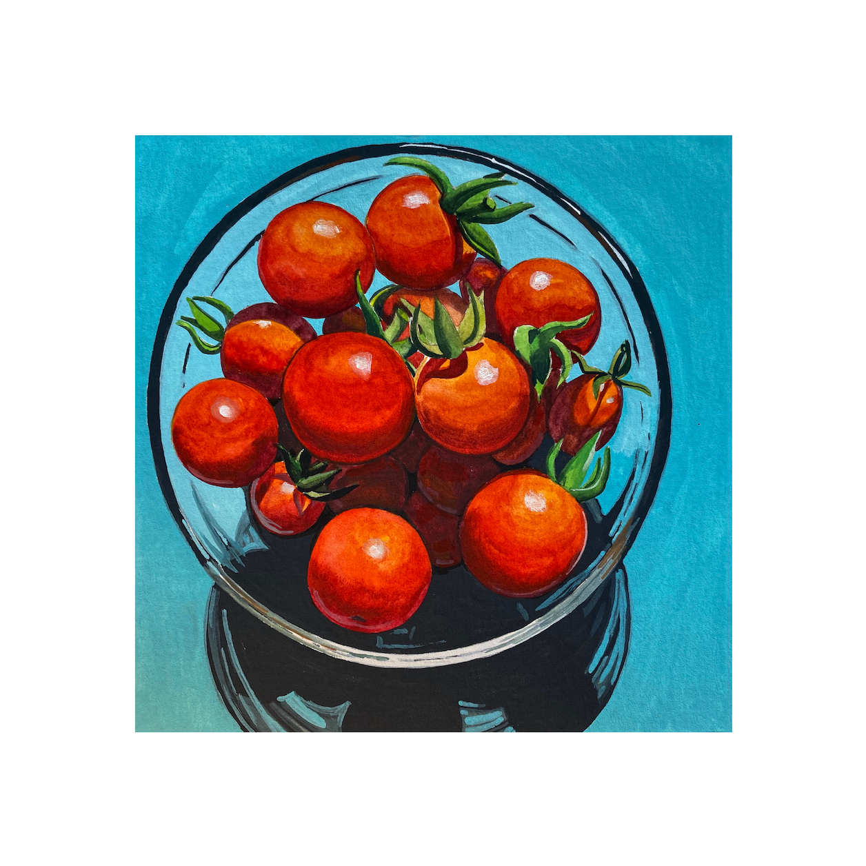 Bowl of Tomatoes Print