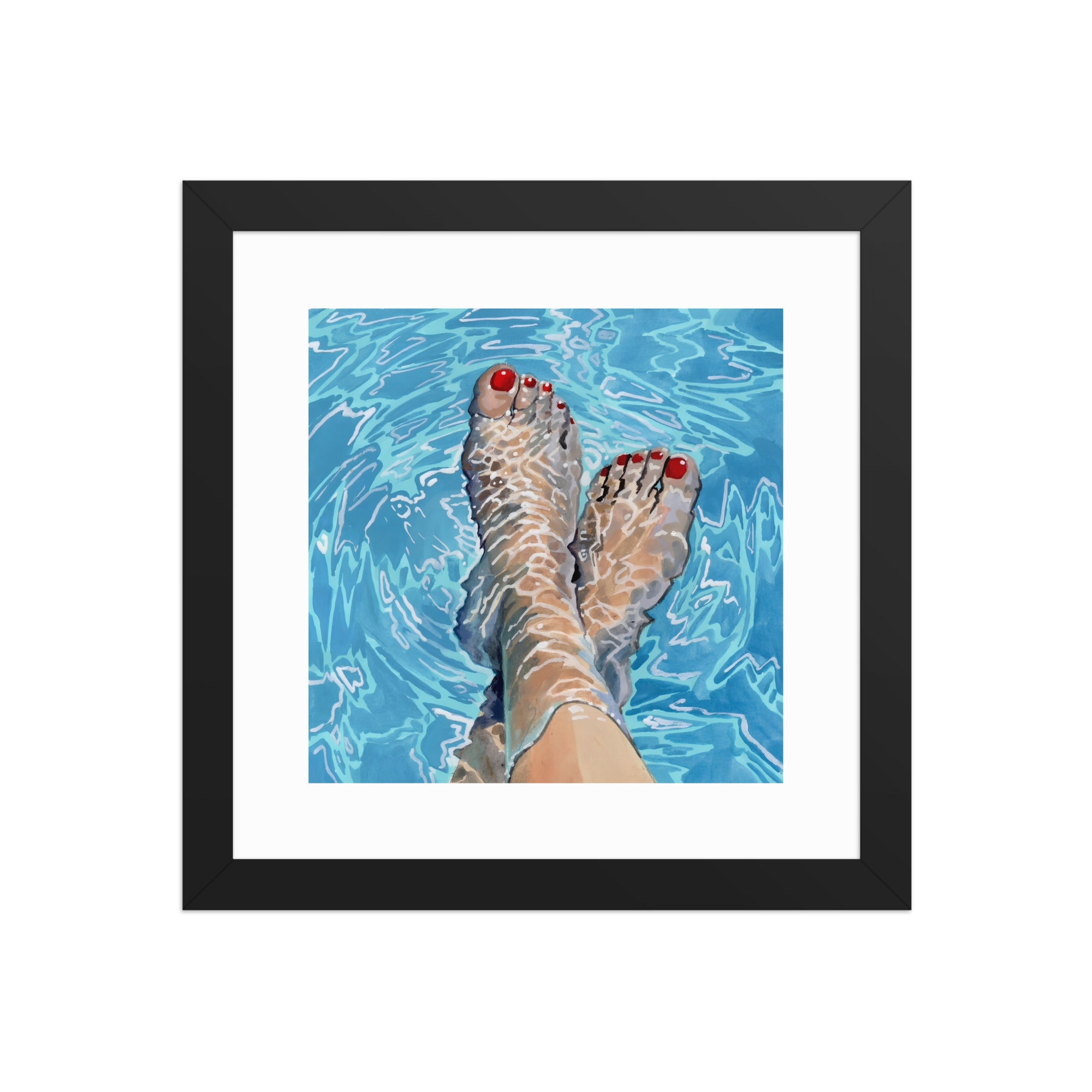 Kate Birch Silverwood I アート　アートパネル Poolside Framed Print (multiple sizes available) – KATE JARVIK BIRCH
