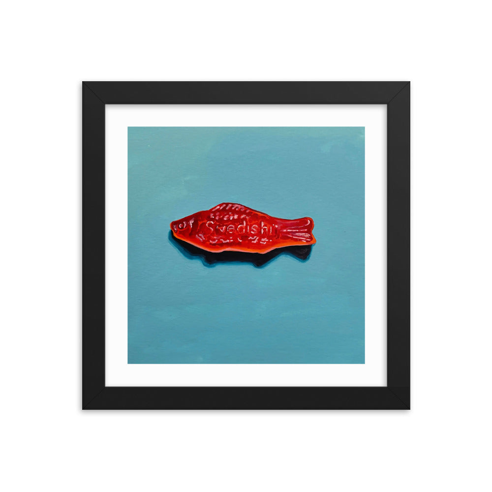 Swedish Fish Framed Print