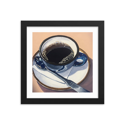 Coffee Bubbles Framed Print