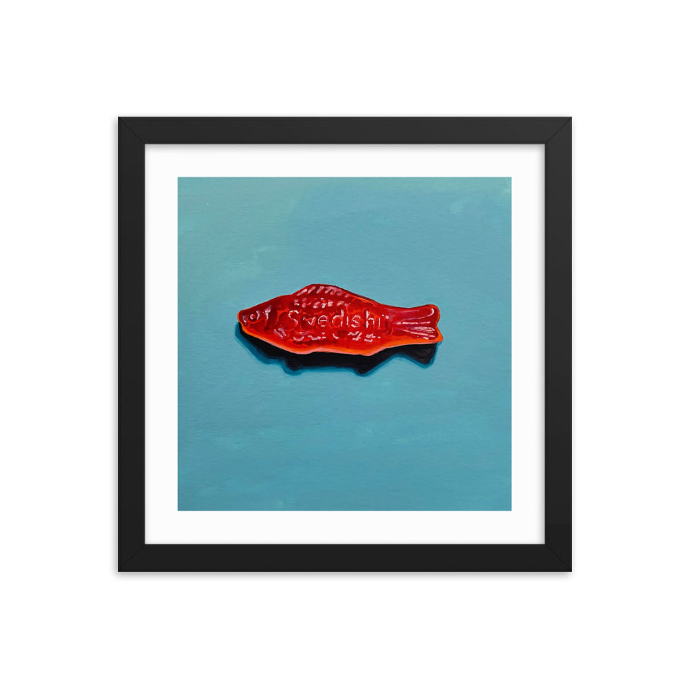 Swedish Fish Framed Print