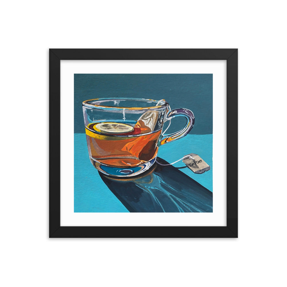 Earl Gray Tea Framed Print