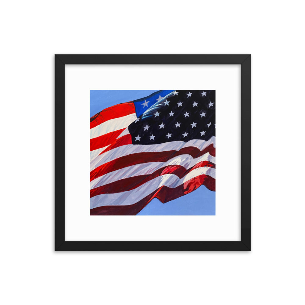 Flag Framed Print