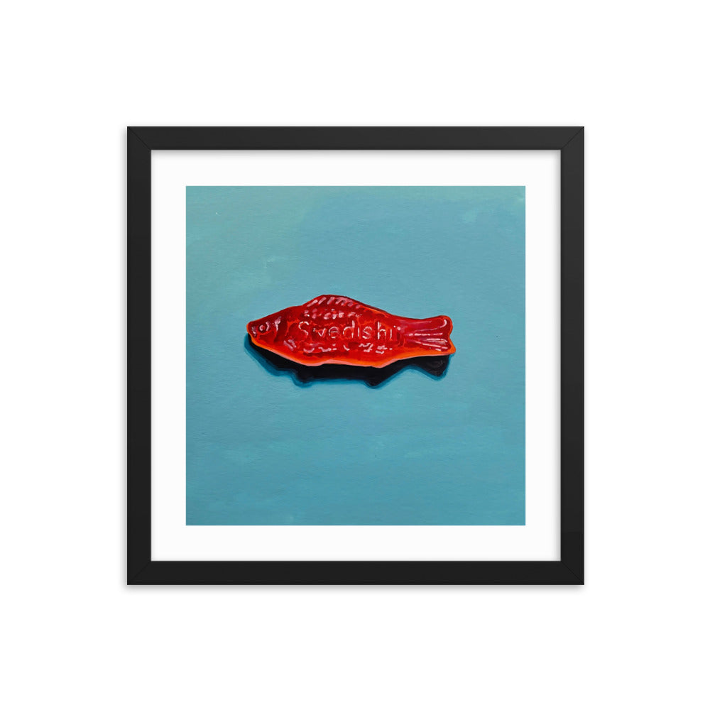 Swedish Fish Framed Print