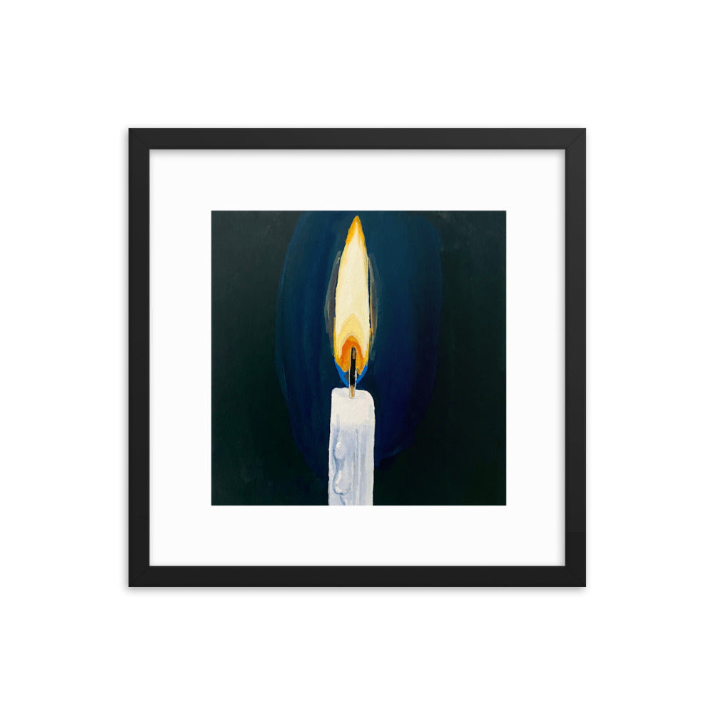 Candle Framed Print