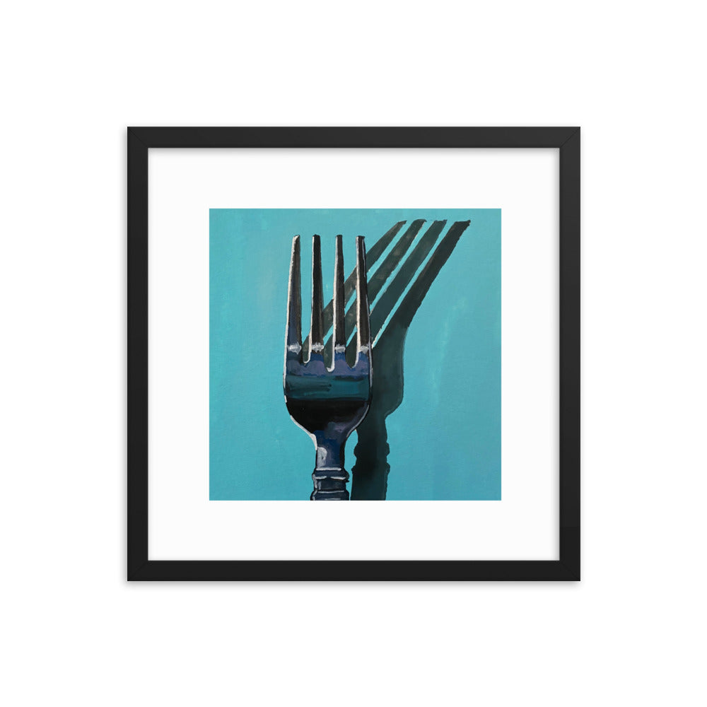 Fork Framed Print