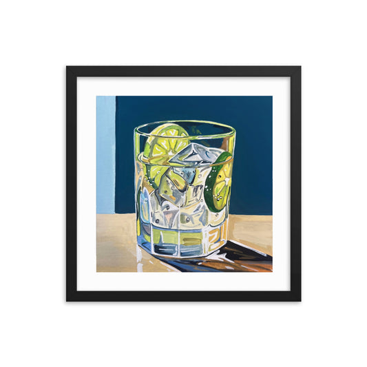 Gin and Tonic Framed Print