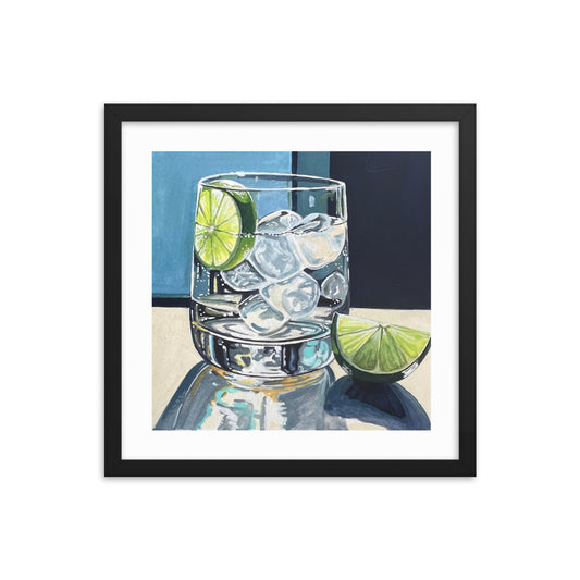 Gin and Tonic Framed Print