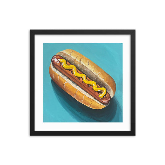 Hot Dog Framed Print