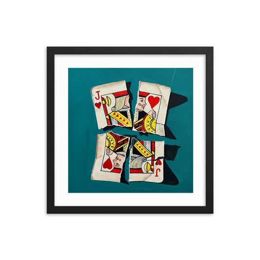 Jack of Hearts Framed Print