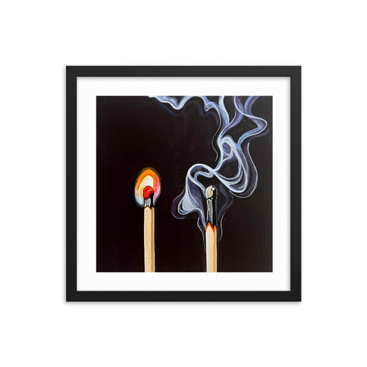 Matches Framed Print