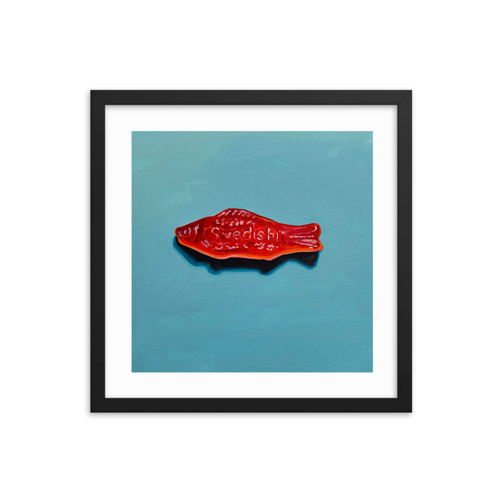 Swedish Fish Framed Print