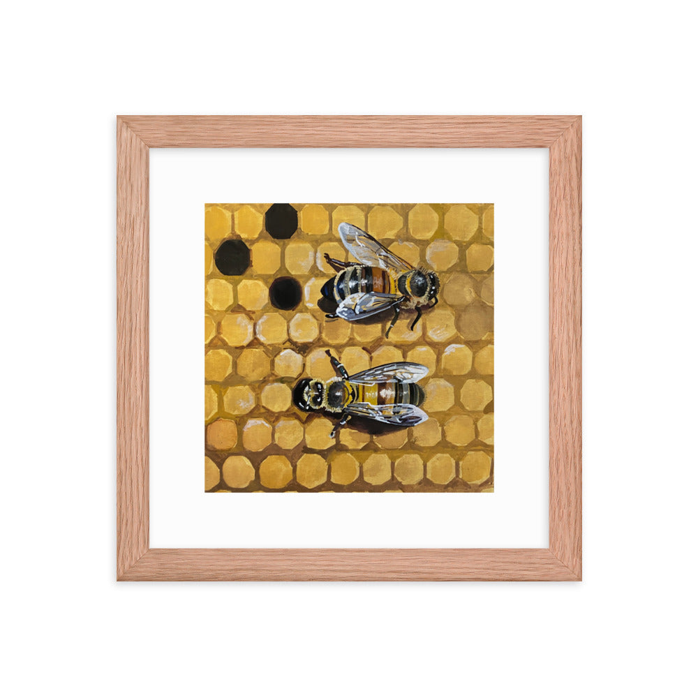 Bees Framed Print