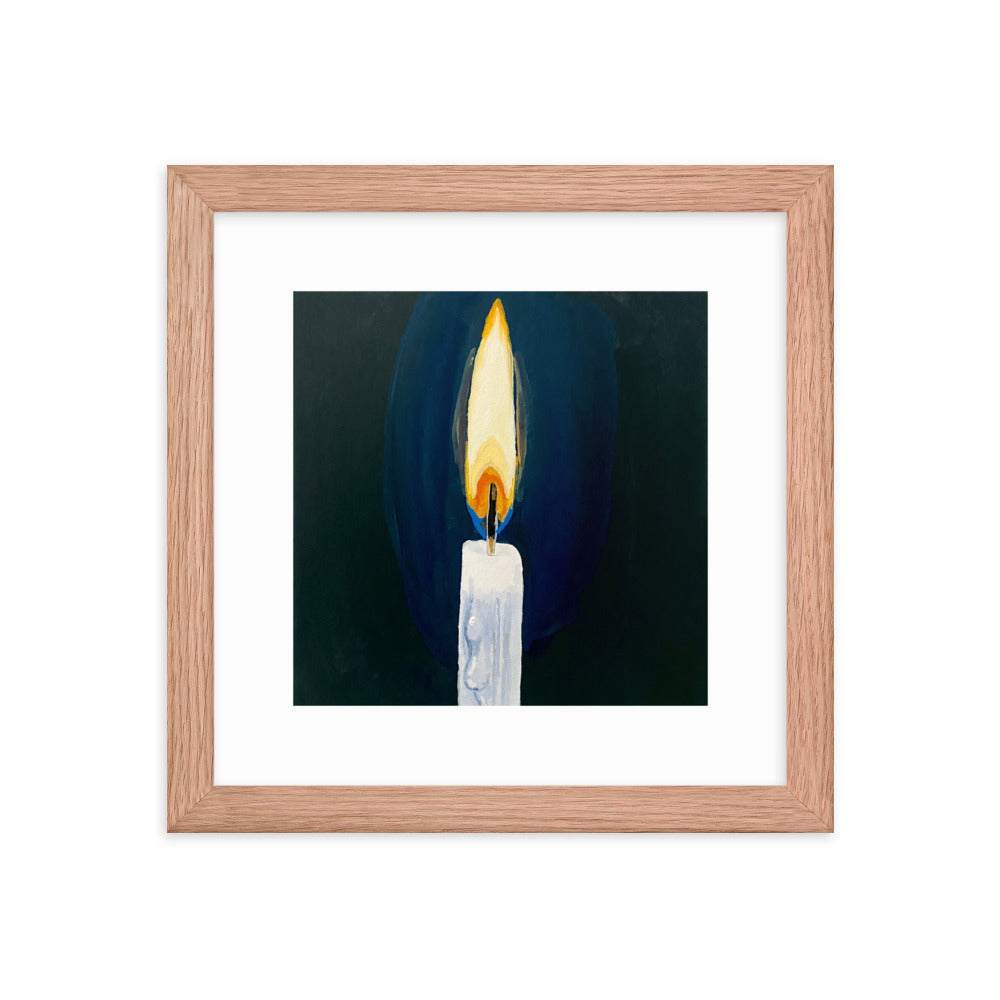 Candle Framed Print