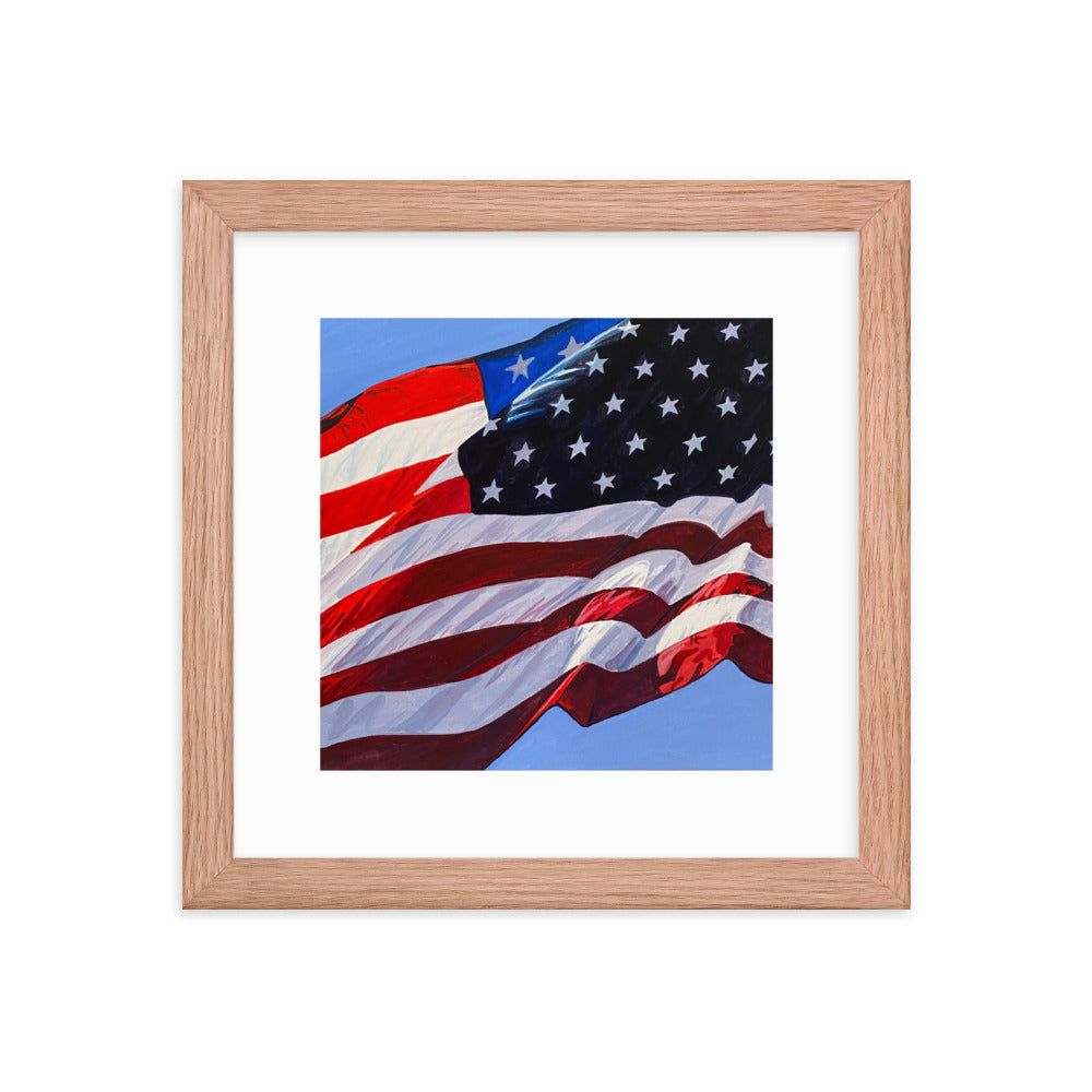 Flag Framed Print
