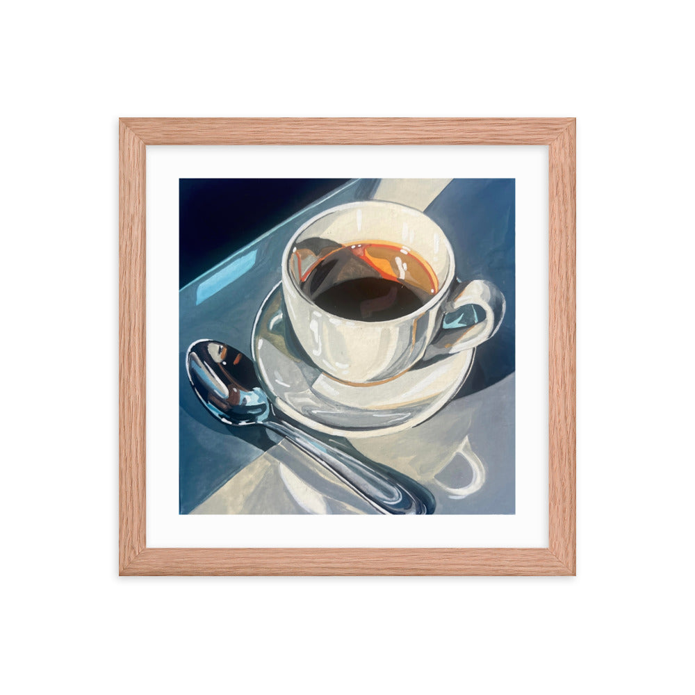 Saturday Coffee Framed Print