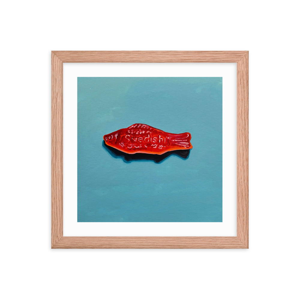 Swedish Fish Framed Print