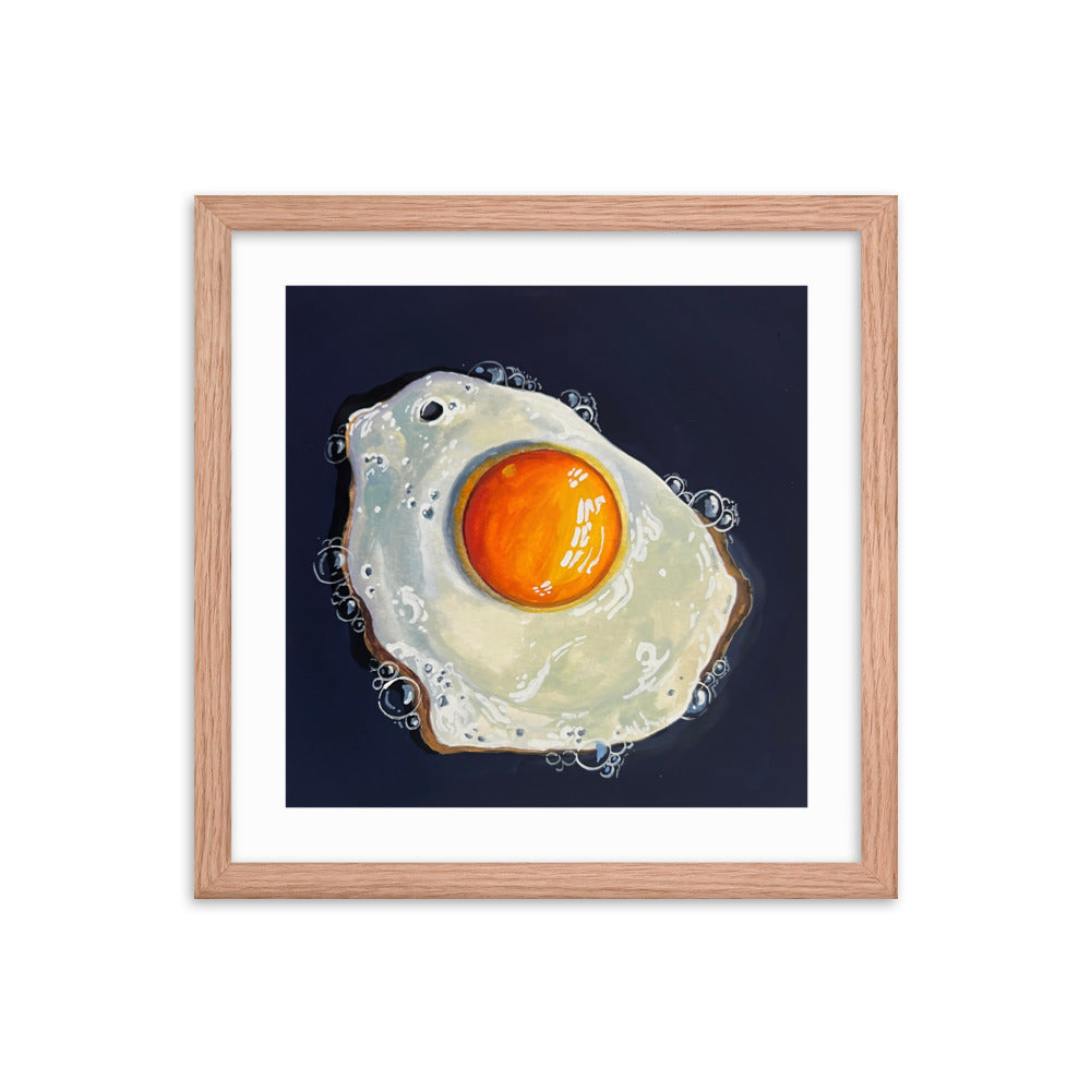 Fried Egg Framed Print