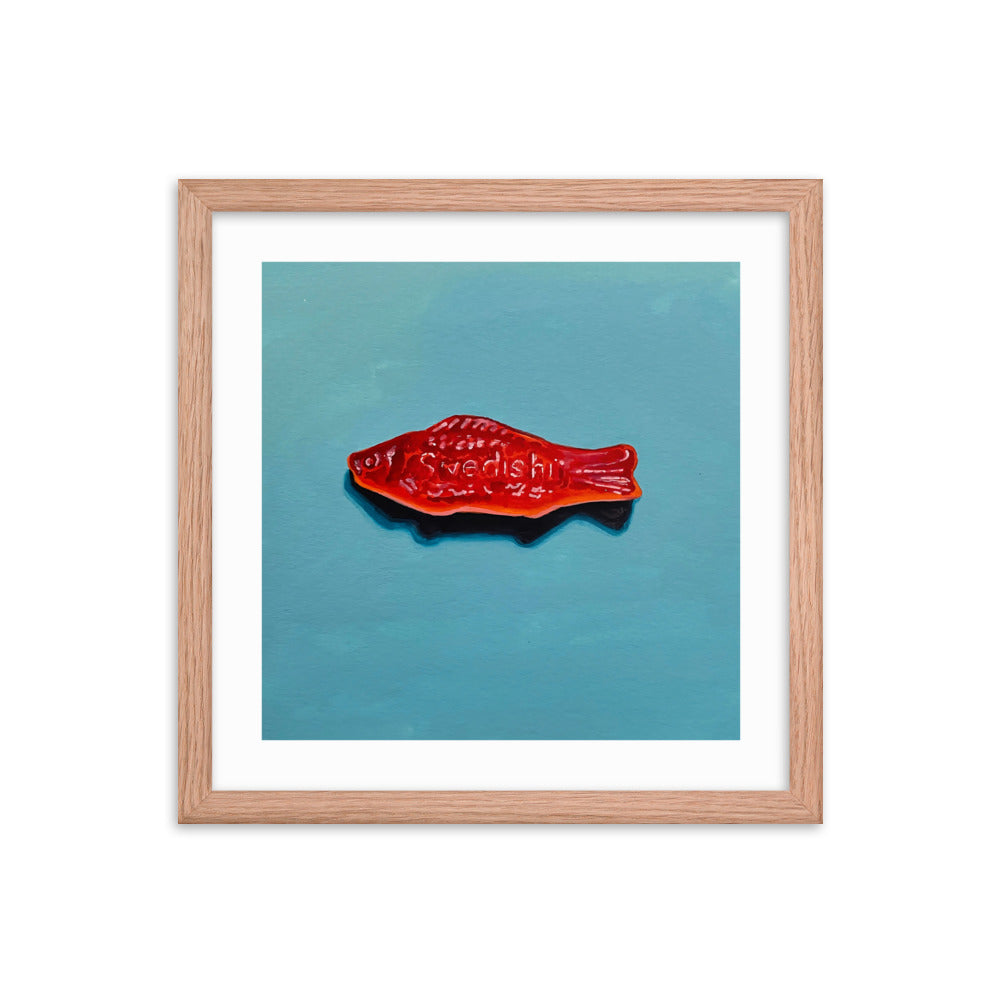 Swedish Fish Framed Print