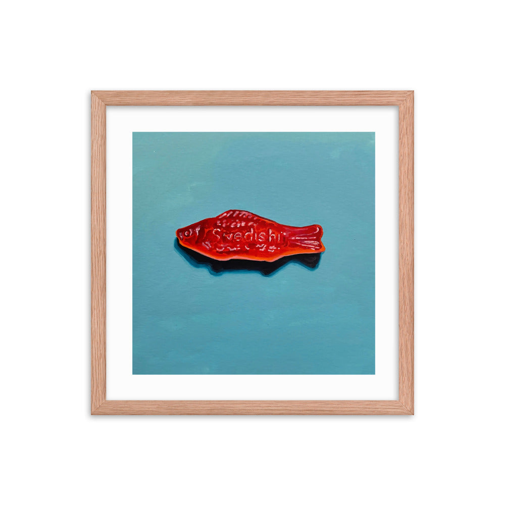 Swedish Fish Framed Print