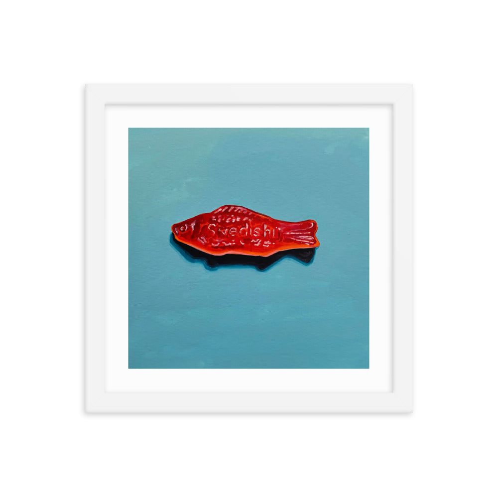 Swedish Fish Framed Print