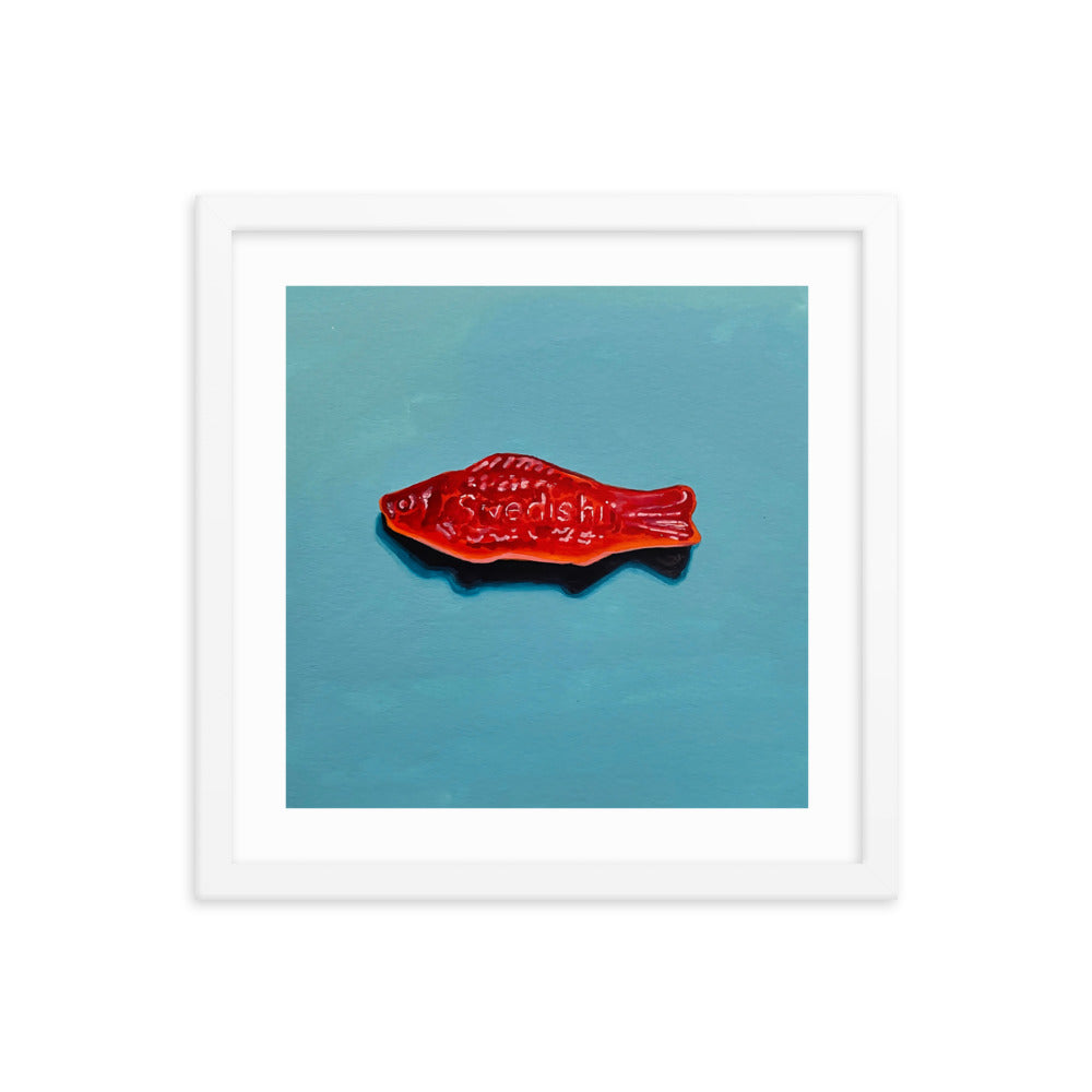 Swedish Fish Framed Print