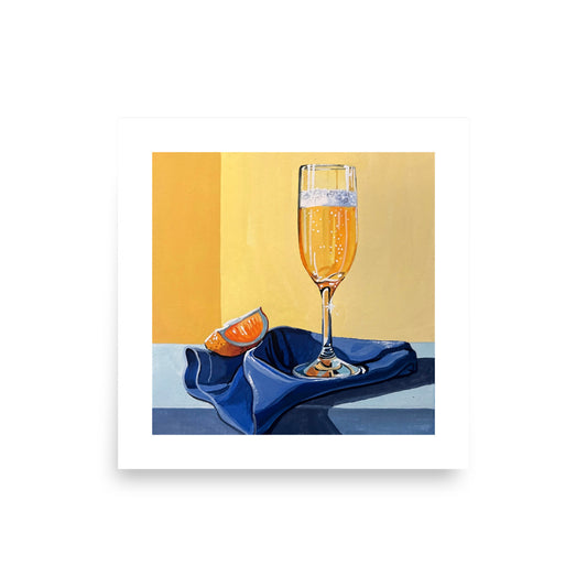 Mimosa at Brunch Print