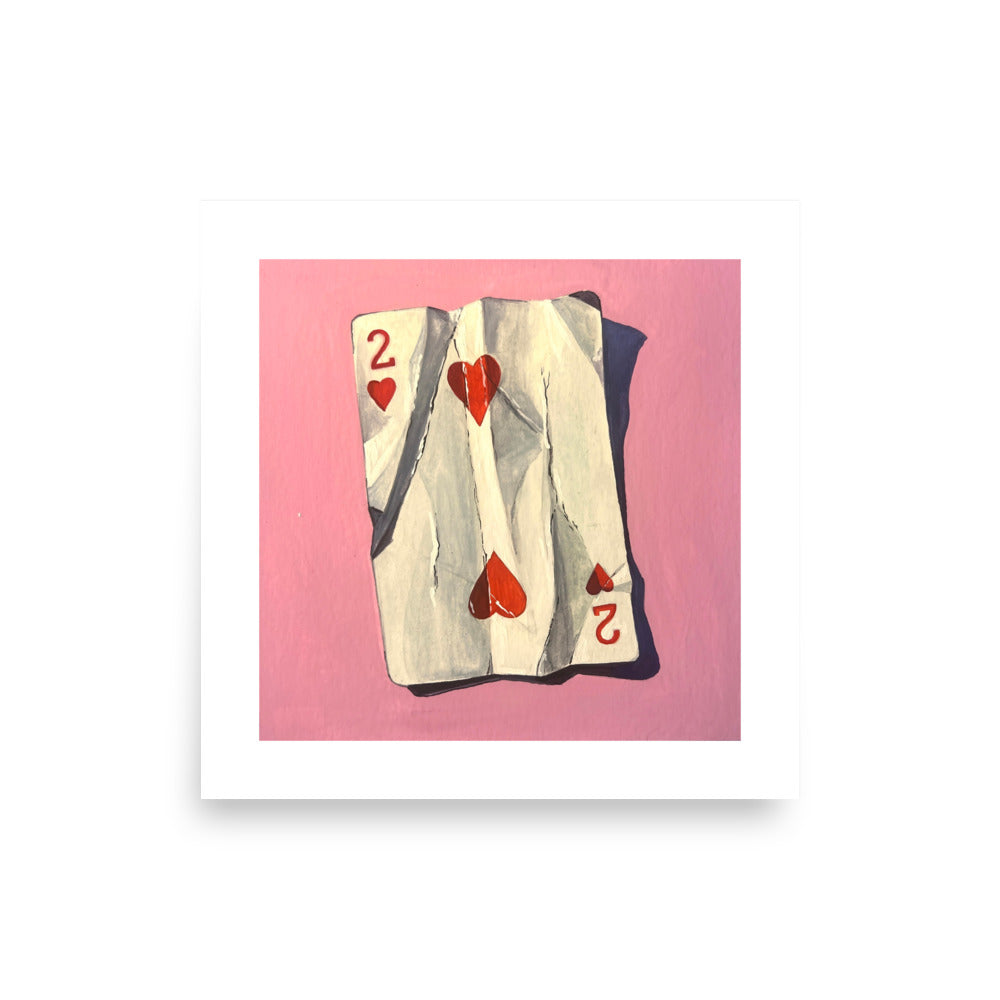 Two of Hearts Print