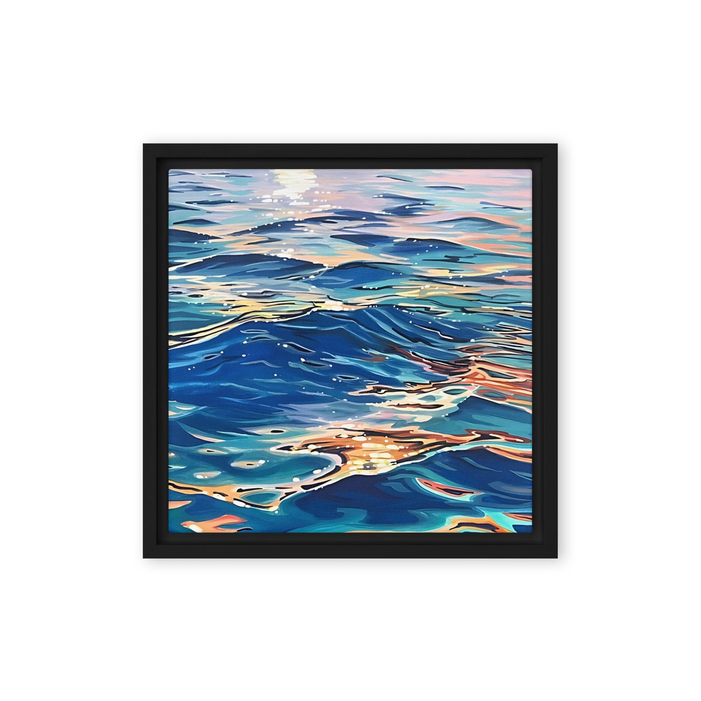 Sparkling Water Limited Edition Framed canvas print