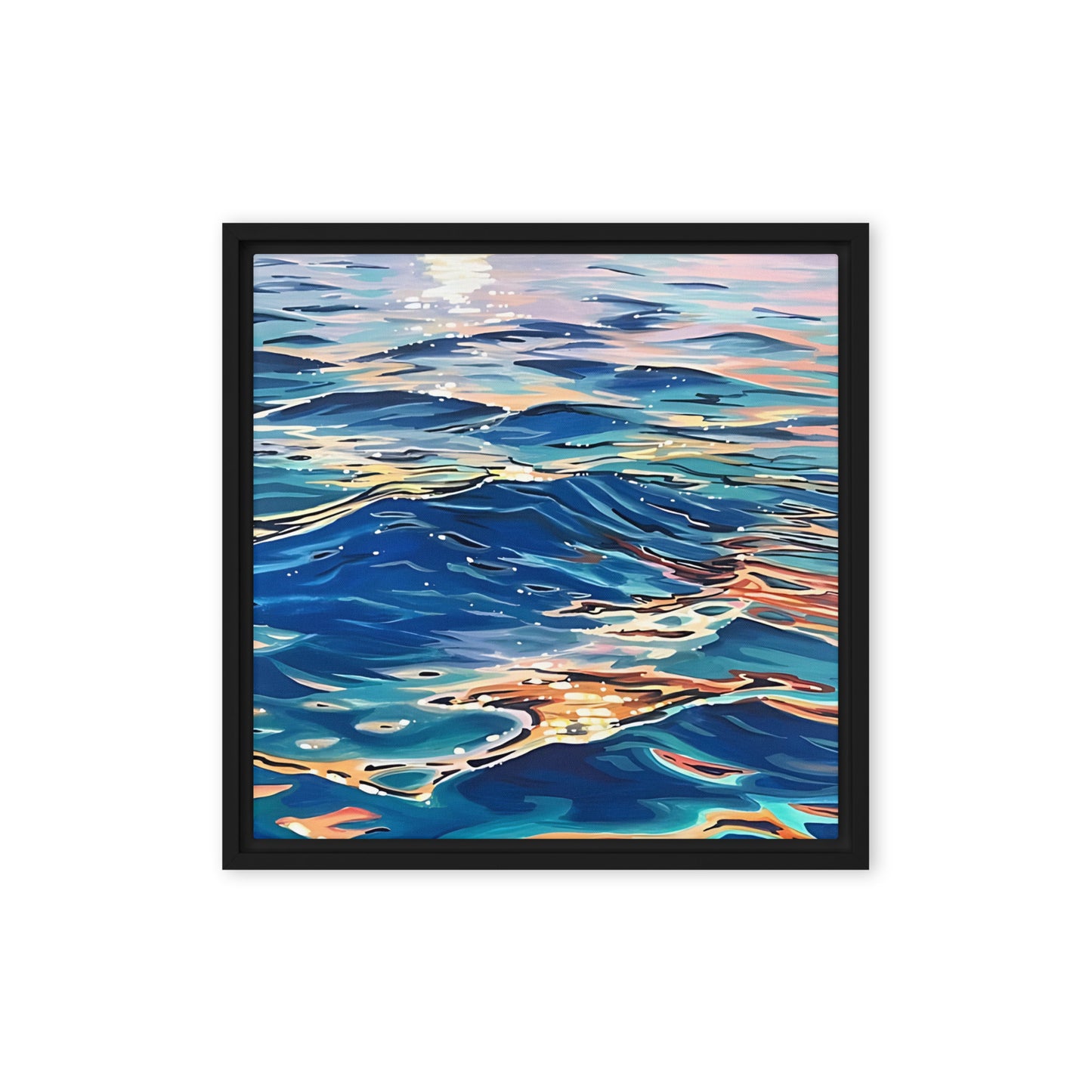 Sparkling Water Limited Edition Framed canvas print